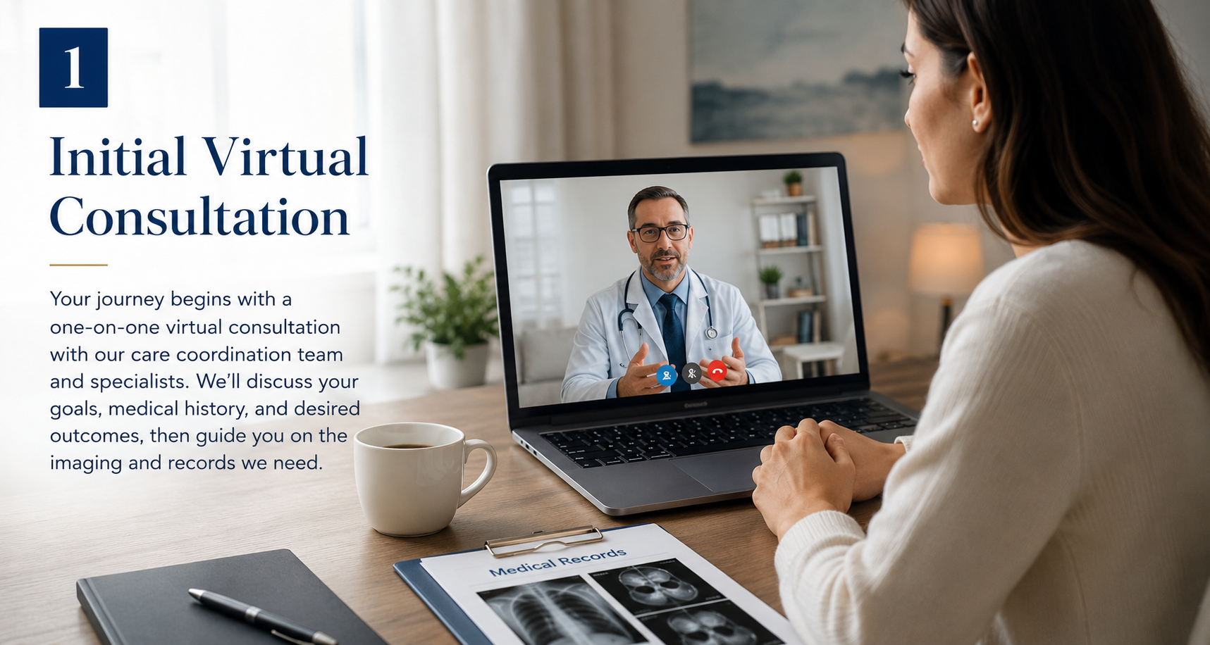 Step 1: Initial consultation and treatment planning