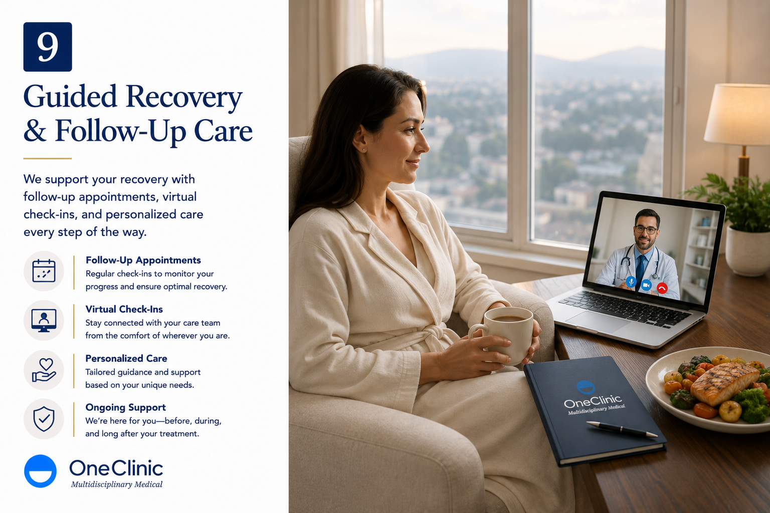Step 9: Follow-up care and check-ins